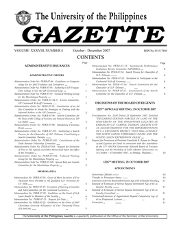 4Q Gazette 2007.Pdf