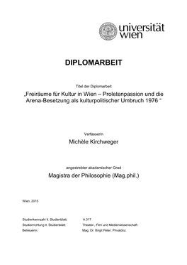 Diplomarbeit