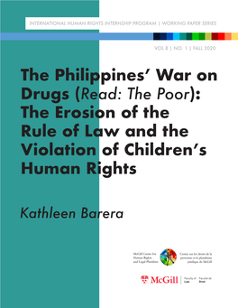 The Philippines' War on Drugs (Read: the Poor)