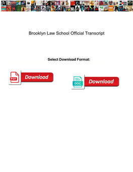 Brooklyn Law School Official Transcript