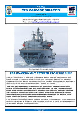 Rfa Cascade Bulletin