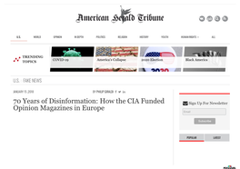 70 Years of Disinformation: How the CIA Funded Opinion