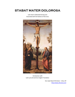 Stabat Mater Dolorosa