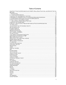 Function Approximation with Mlps, Radial Basis Functions, and Support Vector Machines