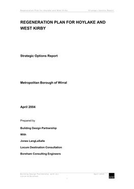 A Vision for Hoylake and West Kirby 19