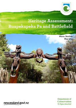 Ruapekapeka Heritage Assessment