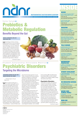 Prebiotics & Metabolic Regulation Psychiatric Disorders