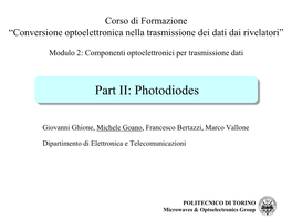 Lab 4: Pn and Pin Photodiodes