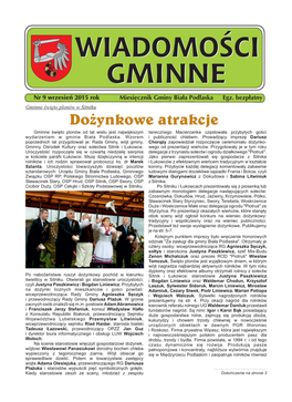 Gminne Święto Plonów W Sitniku