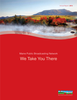 Maine Public Broadcasting Network from the President & CEO