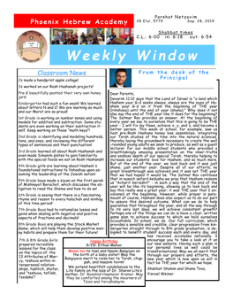 Weekly Window