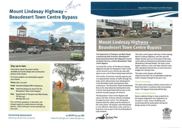 Mount Lindesay Highway- Beaudesert Town Centre Bypass