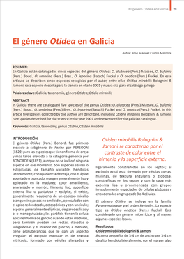 El Género Otidea En Galicia 29