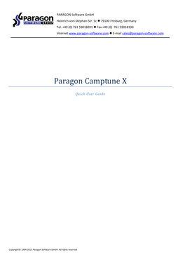 Paragon Camptune X