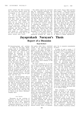 Jayaprakash Narayan's Thesis