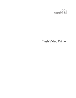 Flash Video Primer