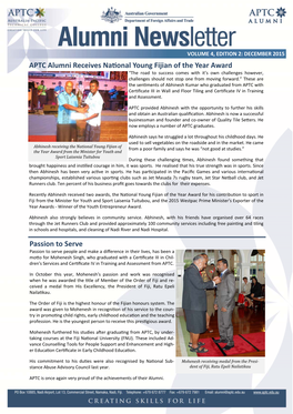 The Alumni Newsletter Edition 2 -10122015.Pub