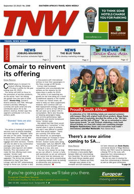 Comair to Reinvent Its Offering