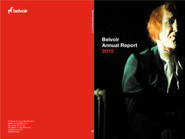 Belvoir Annual Report 2010