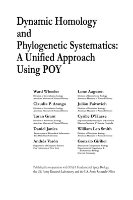 Phylogenetic Systematics Using POY Final Final.Book