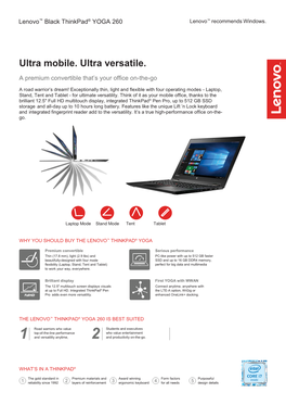 Lenovo Thinkpad YOGA