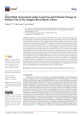 Flood Risk Assessment Under Land Use and Climate Change in Wuhan City of the Yangtze River Basin, China