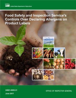 Food Safety and Inspection Service's Controls Over Declaring Allergens