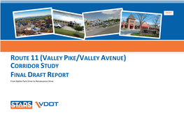 Route 11(Valley Pike/Valley Avenue) Corridor Study