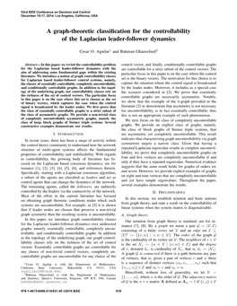 A Graph-Theoretic Classification for the Controllability of the Laplacian