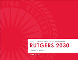 Rutgers 2030 Volume 2: Newark