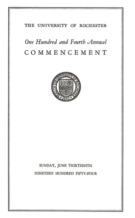 Commencement