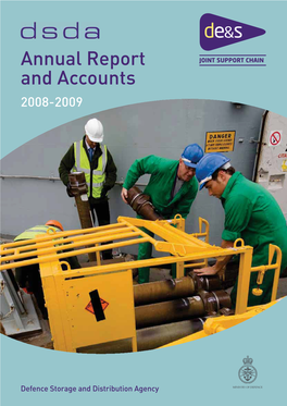 DSDA Annual Report & Accounts 2008-09 HC