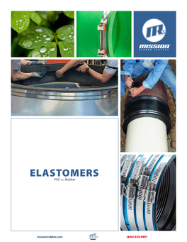ELASTOMERS: PVC VS. RUBBER PVC Materials Typically Relax at a Rate of 15% Per Decade, Compared to 6% Relaxation Per Decade of Rubber