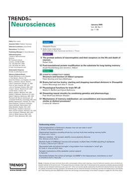 Neurosciences Vol