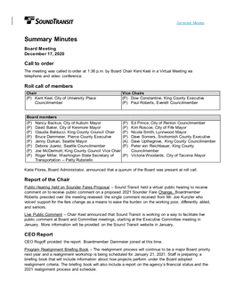 Corrected Board Meeting Minutes 12-17-2020