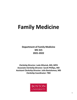 Family Medicine