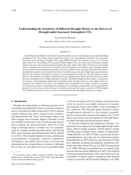 Understanding the Sensitivity of Different Drought Metrics to the Drivers of Drought Under Increased Atmospheric CO2