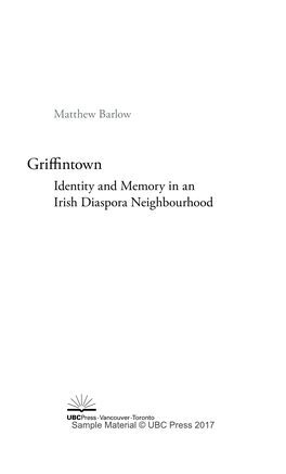 Griffintown: Identity and Memory in an Irish Diaspora Neighbourhood