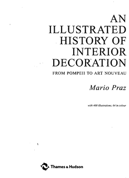 An Illustrated History of Interior Decoration from Pompeii to Art Nouveau