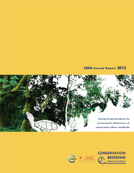 CBSG Annual Report 2012