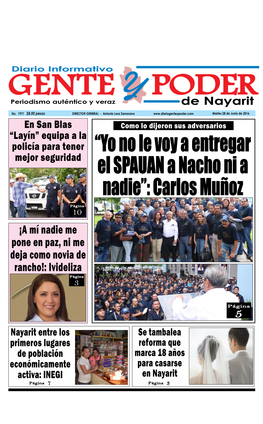 Carlos Muñoz Página 10 ¡A Mí Nadie Me Pone En Paz, Ni Me Deja Como Novia De Rancho!: Ivideliza Página 3