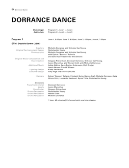 Dorrance Dance