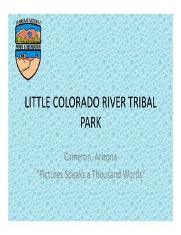 Little Colorado River Tribal Park