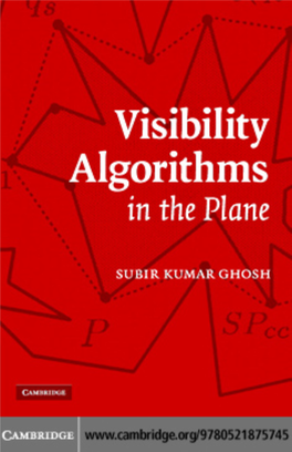 Visibility Algorithms in the Plane