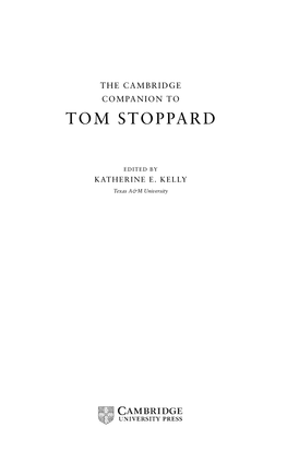 Tom Stoppard