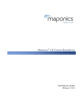 Census Boundaries US (Maponics)