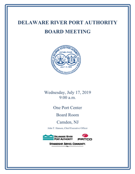 Delaware River Port Authority Board Meeting