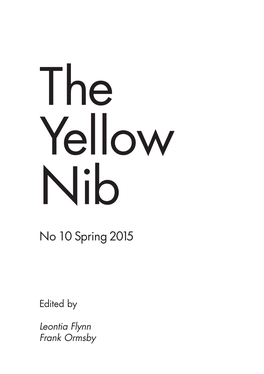 The Yellow Nib 10
