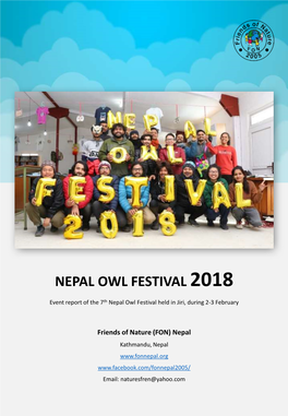 Nepal Owl Festival 2018