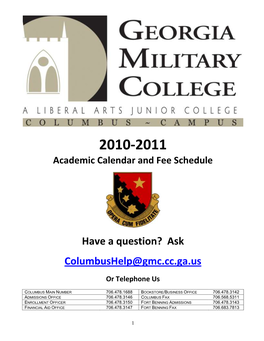 Georgia Military College ~ Columbus